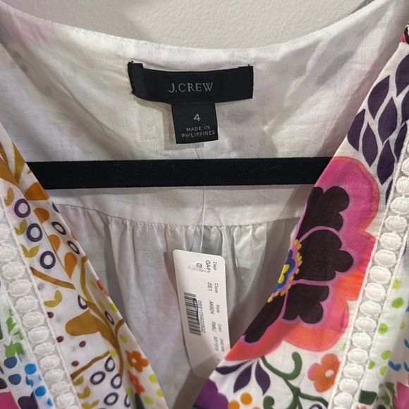 J. Crew Pom-pom dress in Ratti® retro floral Size 4 - Picture 5 of 9